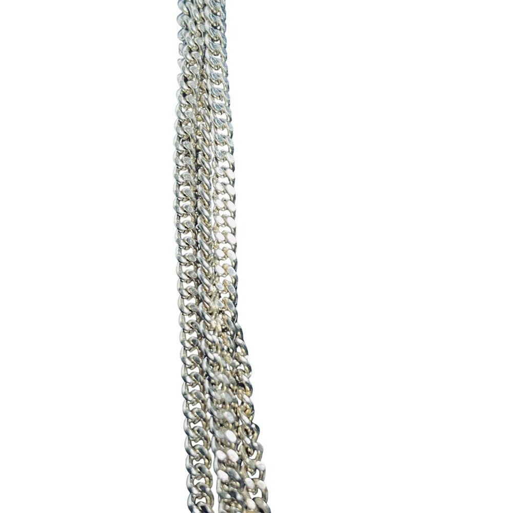 Nicole Chunky Gold Tone Curb Chain Bib Necklace (5551) - Picture 2 of 5